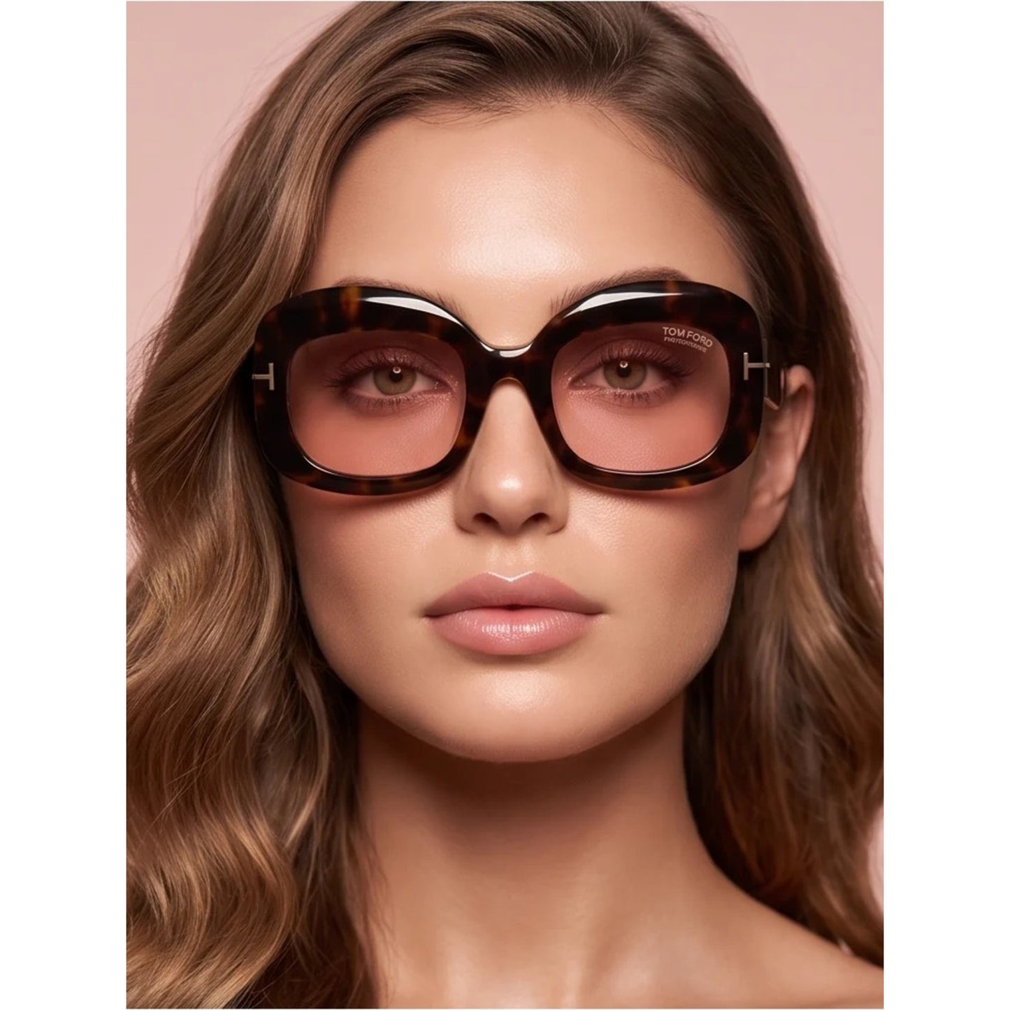 NEW Tom Ford FT1219 52E Dark Havana Sunglasses Authentic