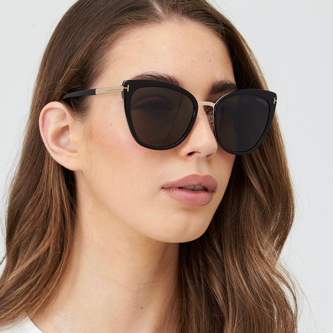 TOM FORD Simona Sunglasses TF717 01A