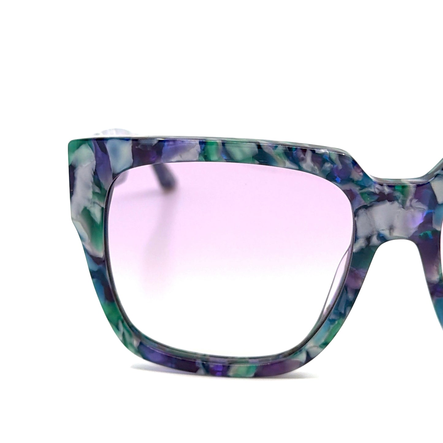 Anna Karin Karlsson Coco Stories Winter Square Sunglasses Blue-Purple Marble