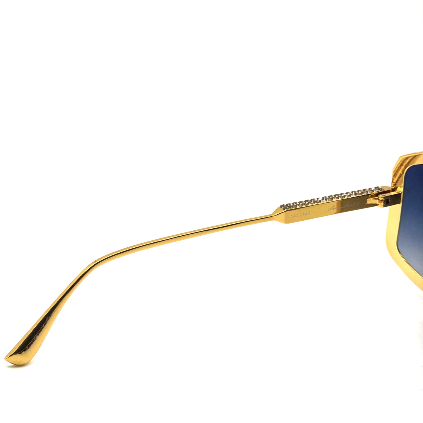 Anna Karin Karlsson Shady Luv 2.0 Gold Blush Mirror Shield Mask Sunglasses