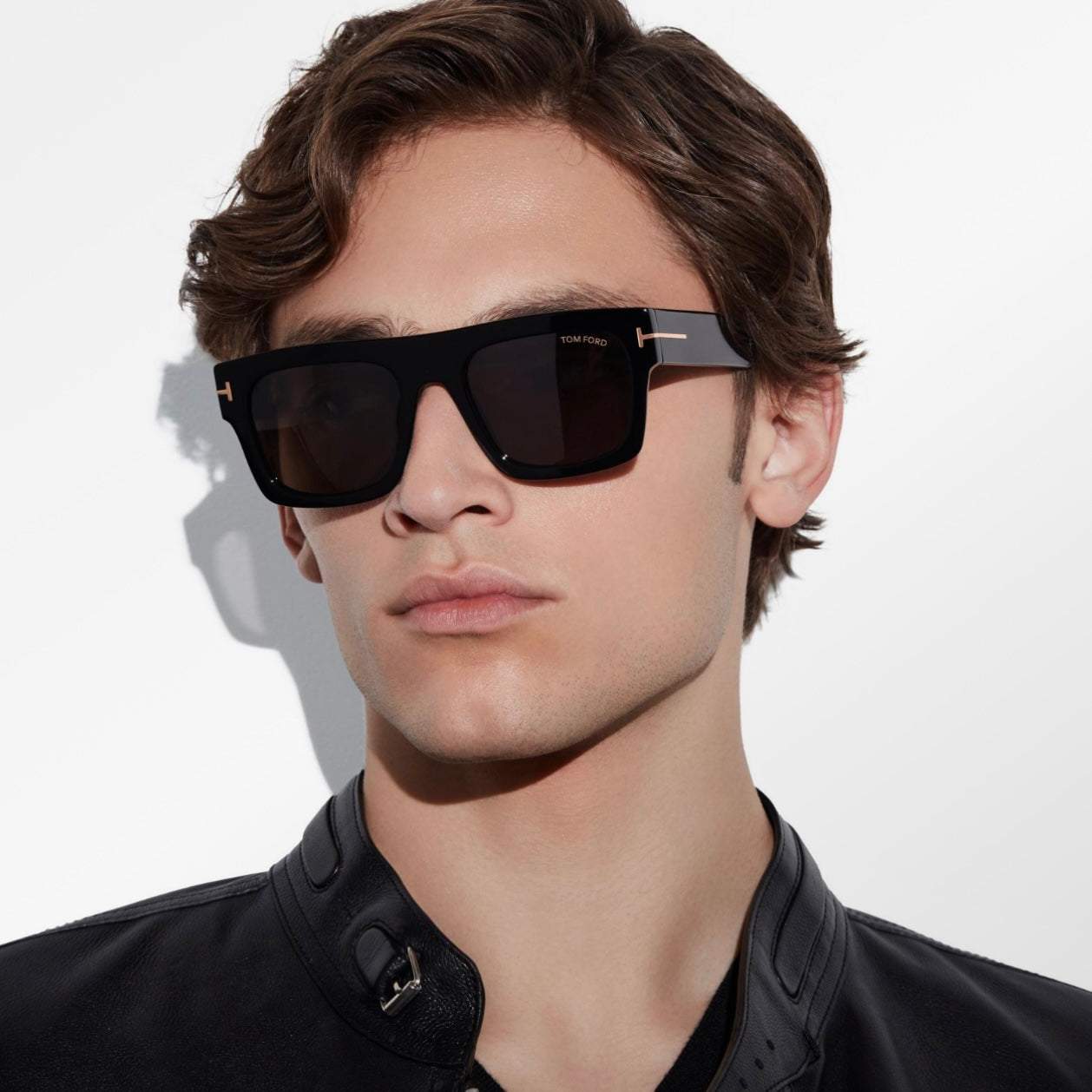TOM FORD Fausto Sunglasses TF711 01A