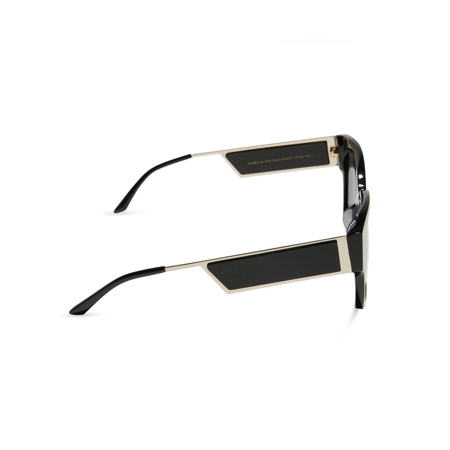 NEW DIFF Eyewear ISABELLA IC01-0420 Black Sunglasses Authentic