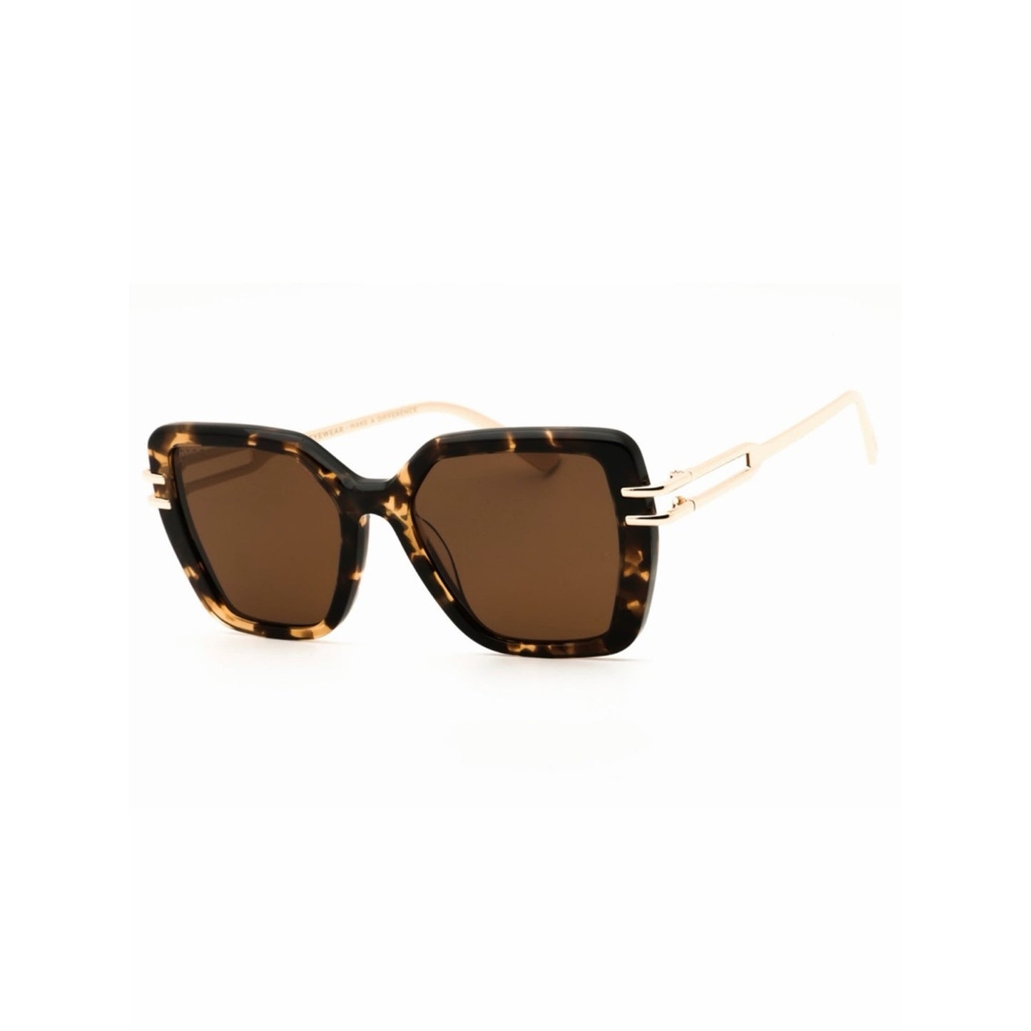 NEW DIFF Eyewear DASHA DE01-0870 Espresso Tortoise Gold Sunglasses Authentic