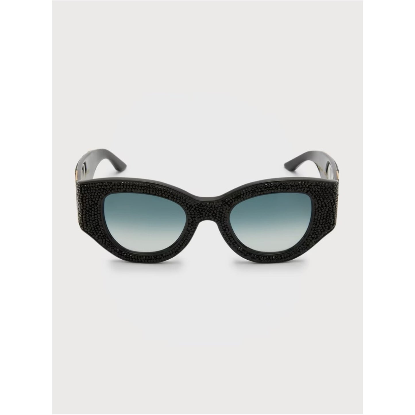 New Anna Karin Karlsson Lucky Goes To Vegas Black Crystal Sunglasses Authentic