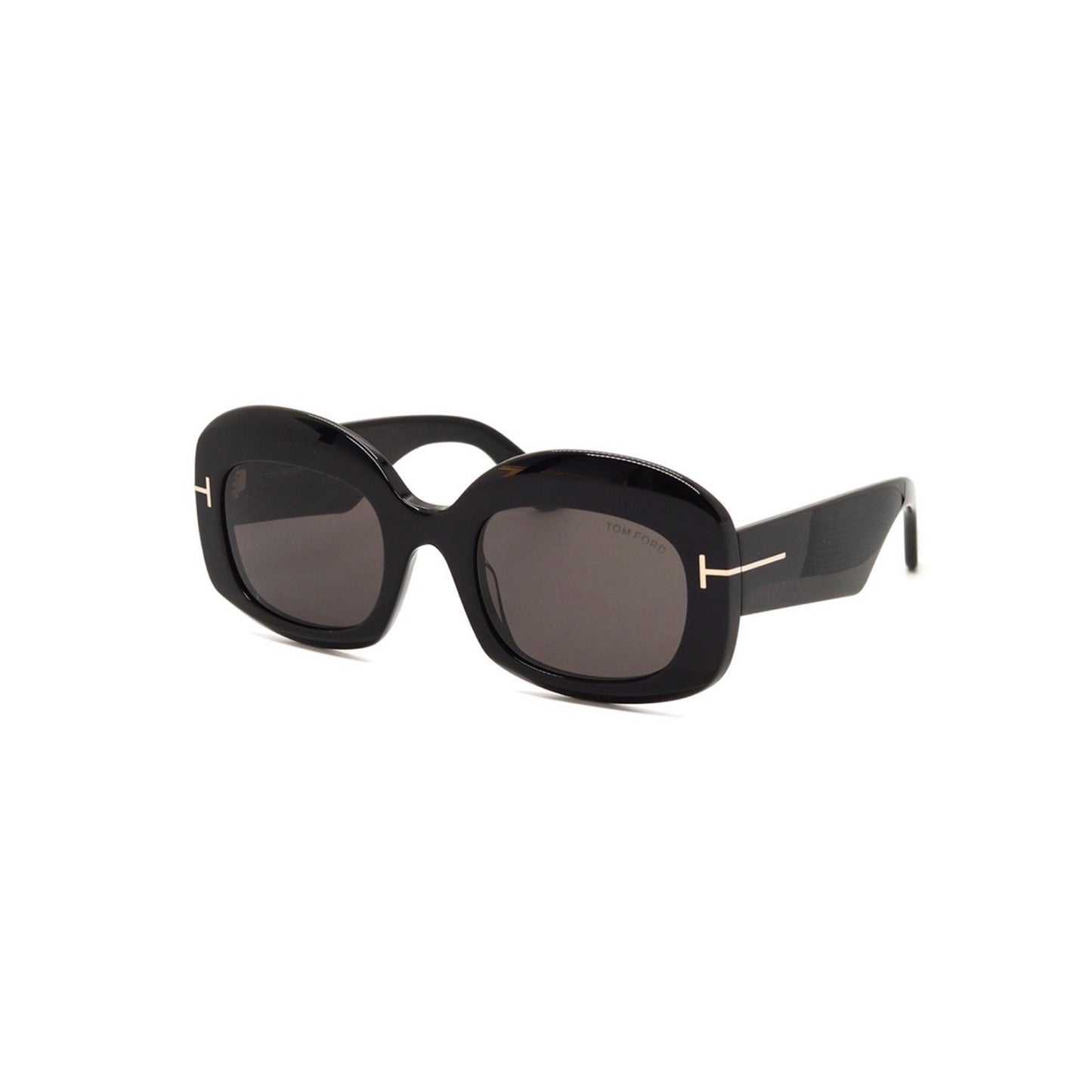 NEW Tom Ford FT1219 01A Shiny Black Sunglasses Authentic