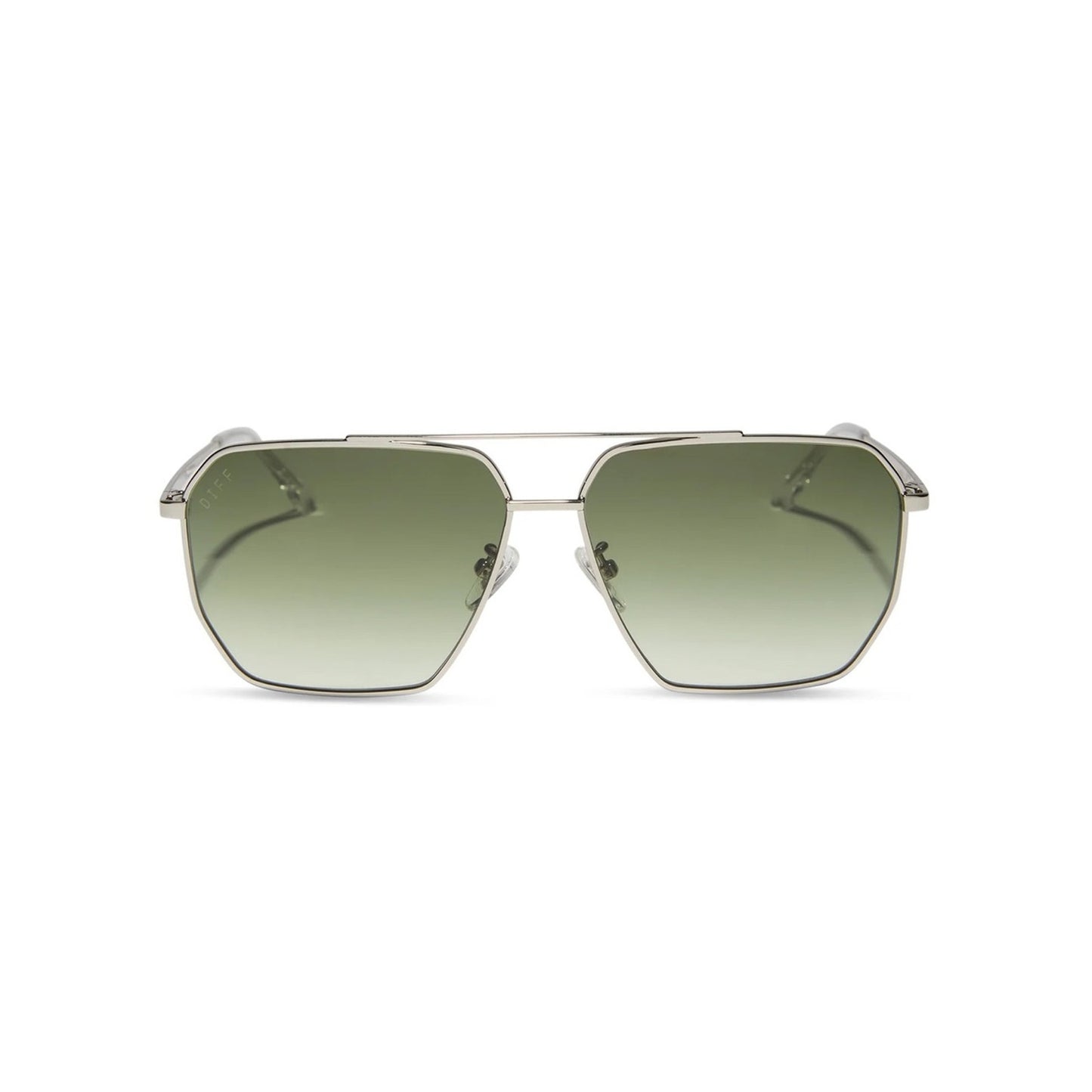 NEW DIFF Eyewear BERKELY DE01-0742 Silver Sunglasses Authentic