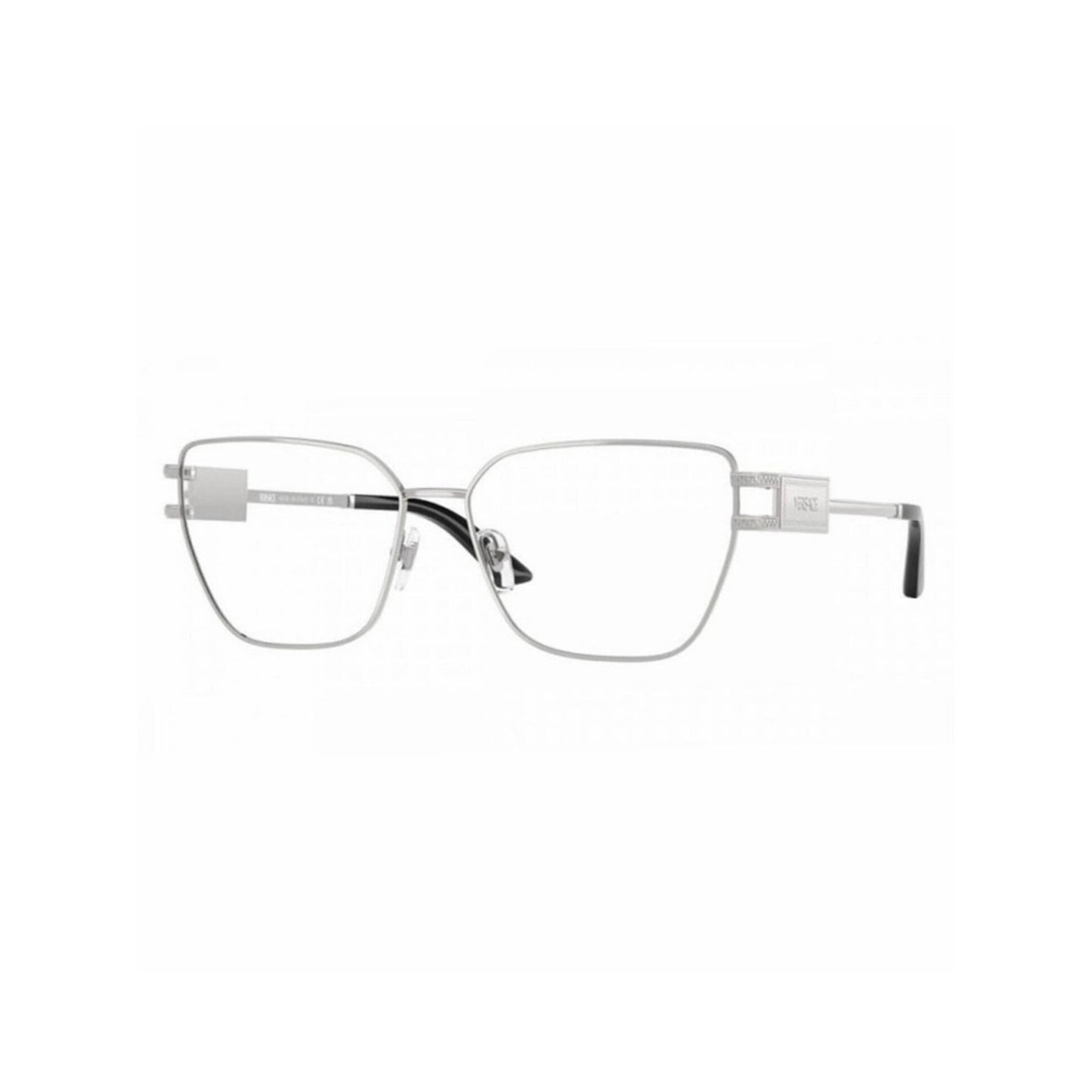 NEW Versace VE1301 1000 Silver Eyeglasses Authentic