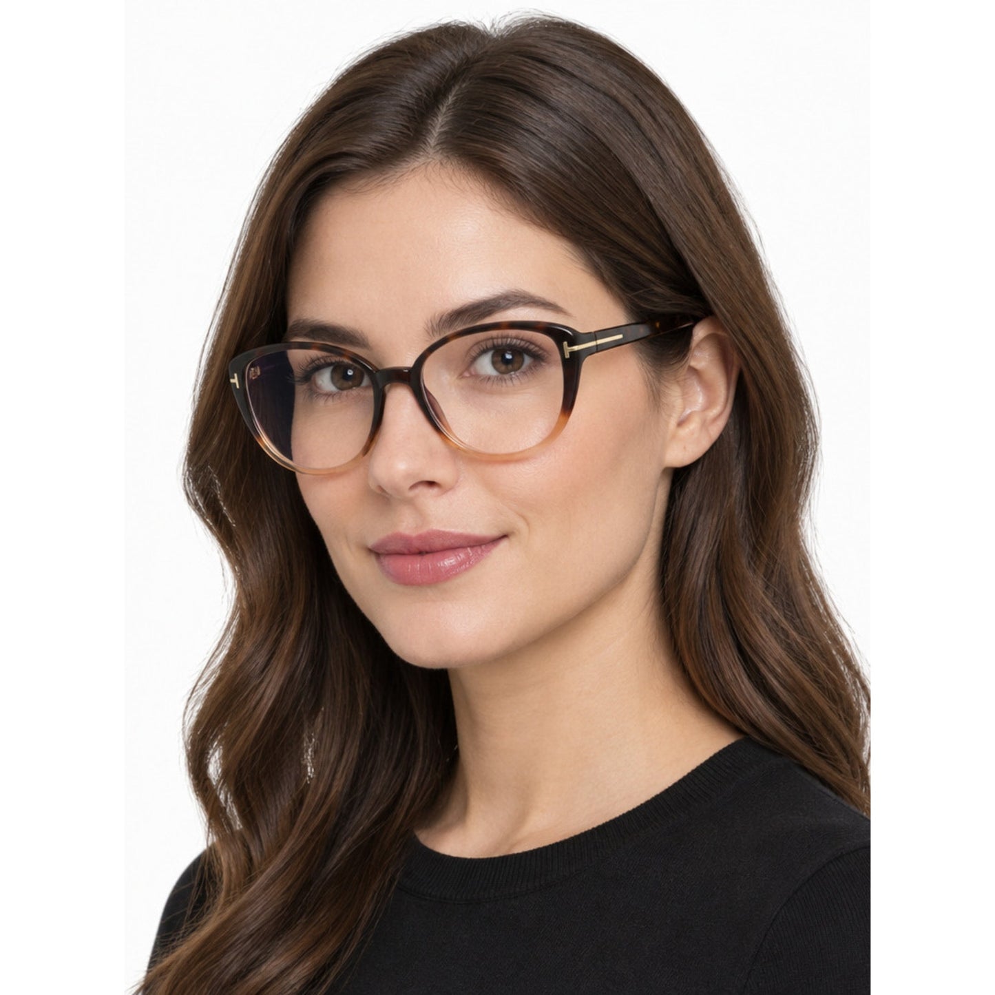 NEW Tom Ford FT5907-B 056 Havana Sunglasses Authentic