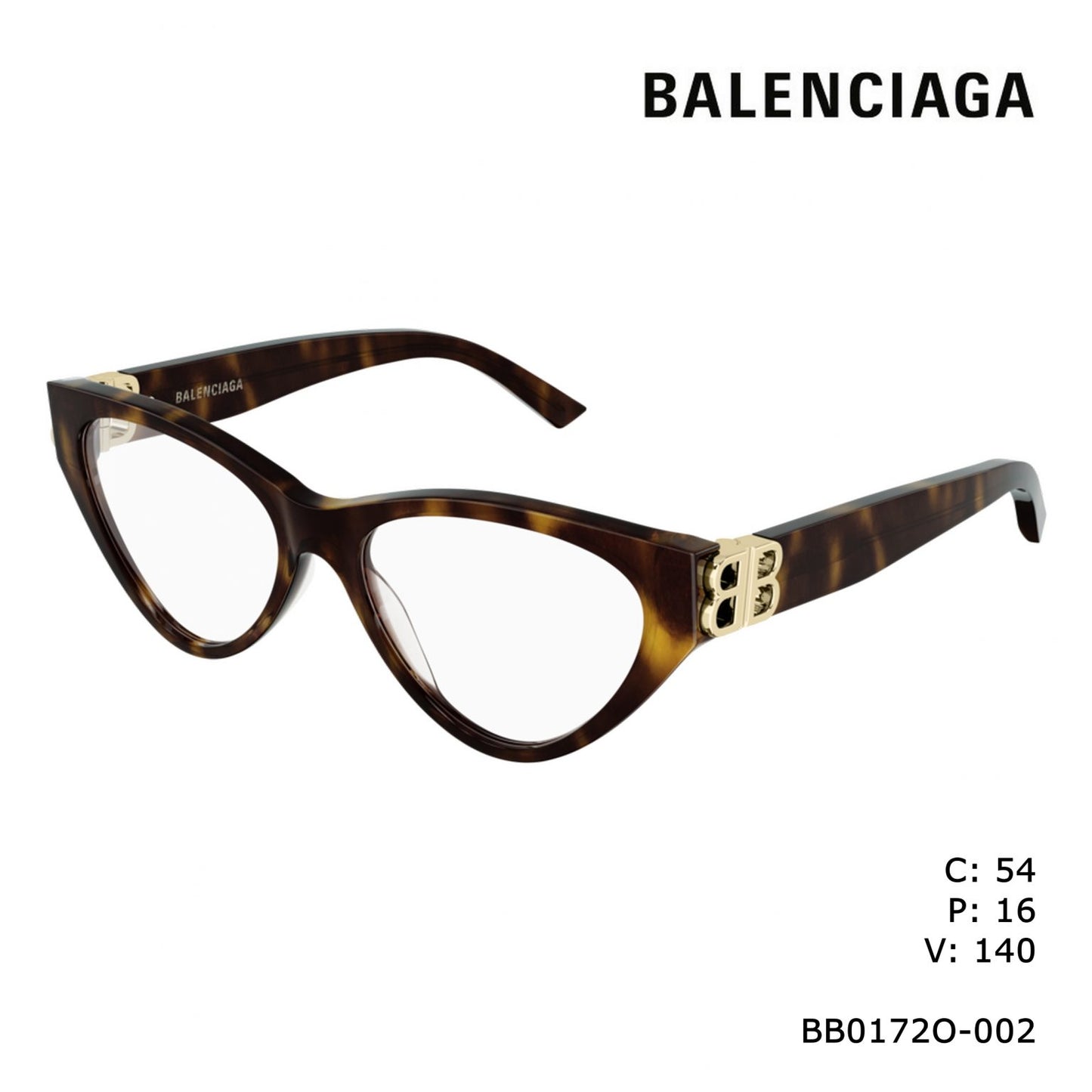 Balenciaga BB0172o-002 54mm