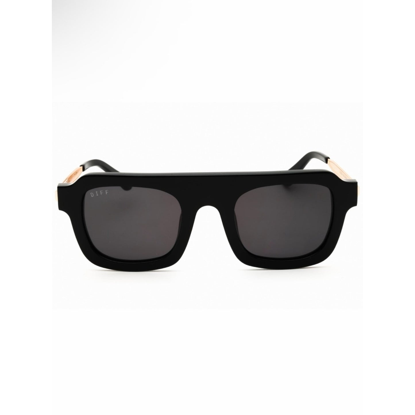 NEW DIFF Eyewear SDFALDE 0BLA Black Sunglasses Authentic