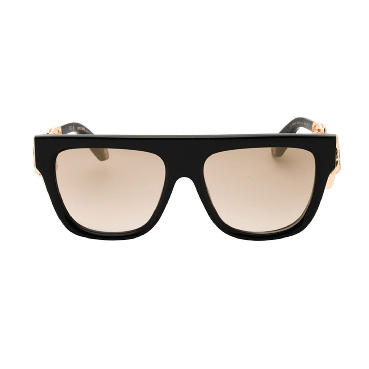 NEW Roberto Cavalli SRC014M 700G Black/Gold Sunglasses Authentic