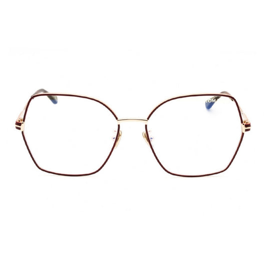 NEW Tom Ford FT5876-B 028 Shiny Rose Gold Eyeglasses Authentic