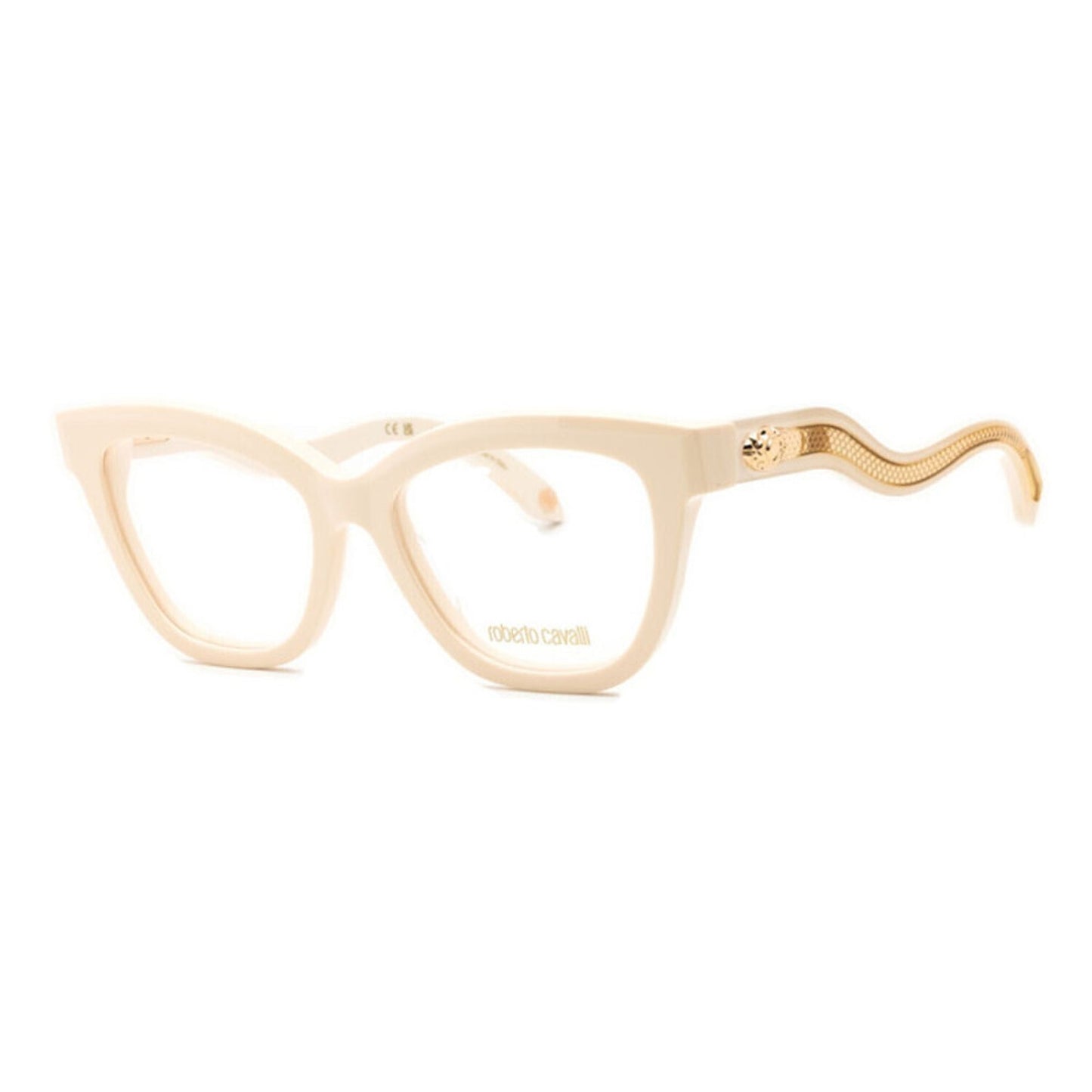NEW Roberto Cavalli VRC072 09X7 Shiny Beige Eyeglasses Authentic