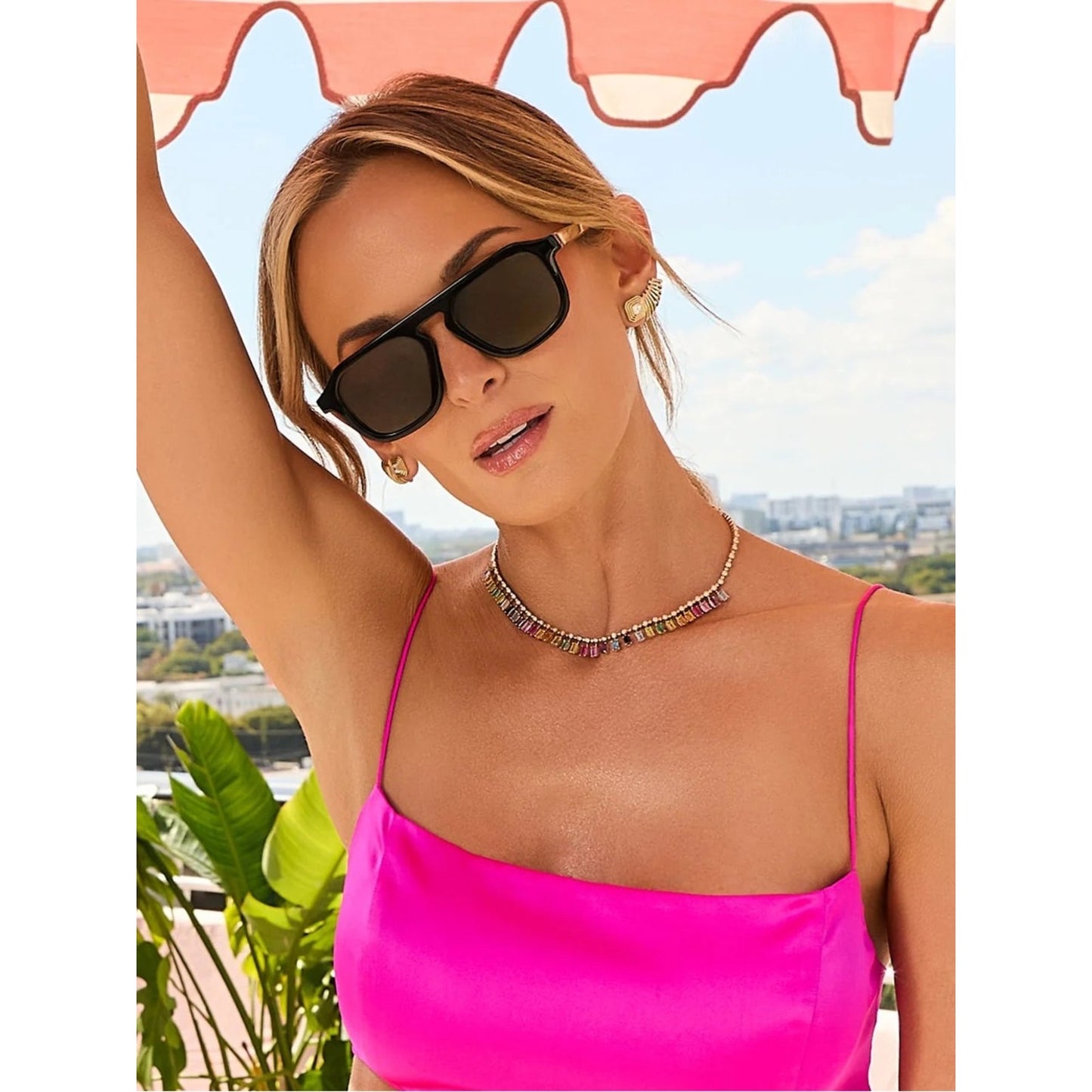 NEW DIFF Eyewear SIMS DE01-0920 Black Sunglasses Authentic