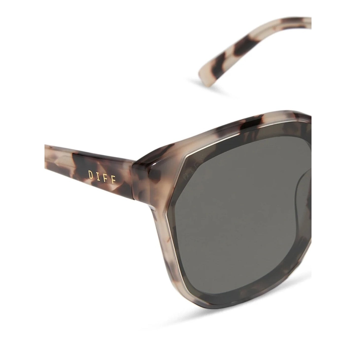 NEW DIFF Eyewear GIA CT-GR121 Cream Tortoise Sunglasses Authentic