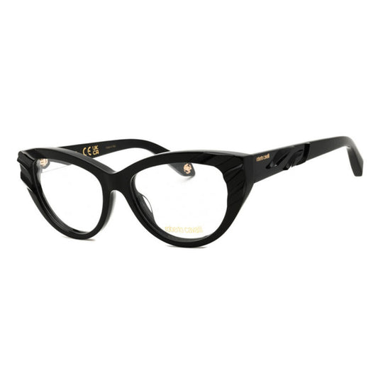 NEW Roberto Cavalli VRC024V 0700 Shiny Black Eyeglasses Authentic