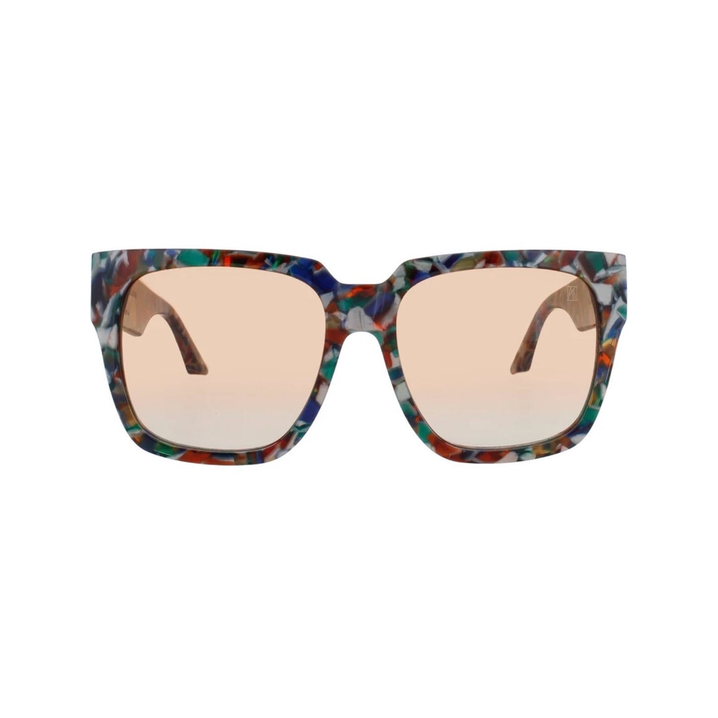 New Anna Karin Karlsson Coco Stories Summer Multicolor Square Women Sunglasses