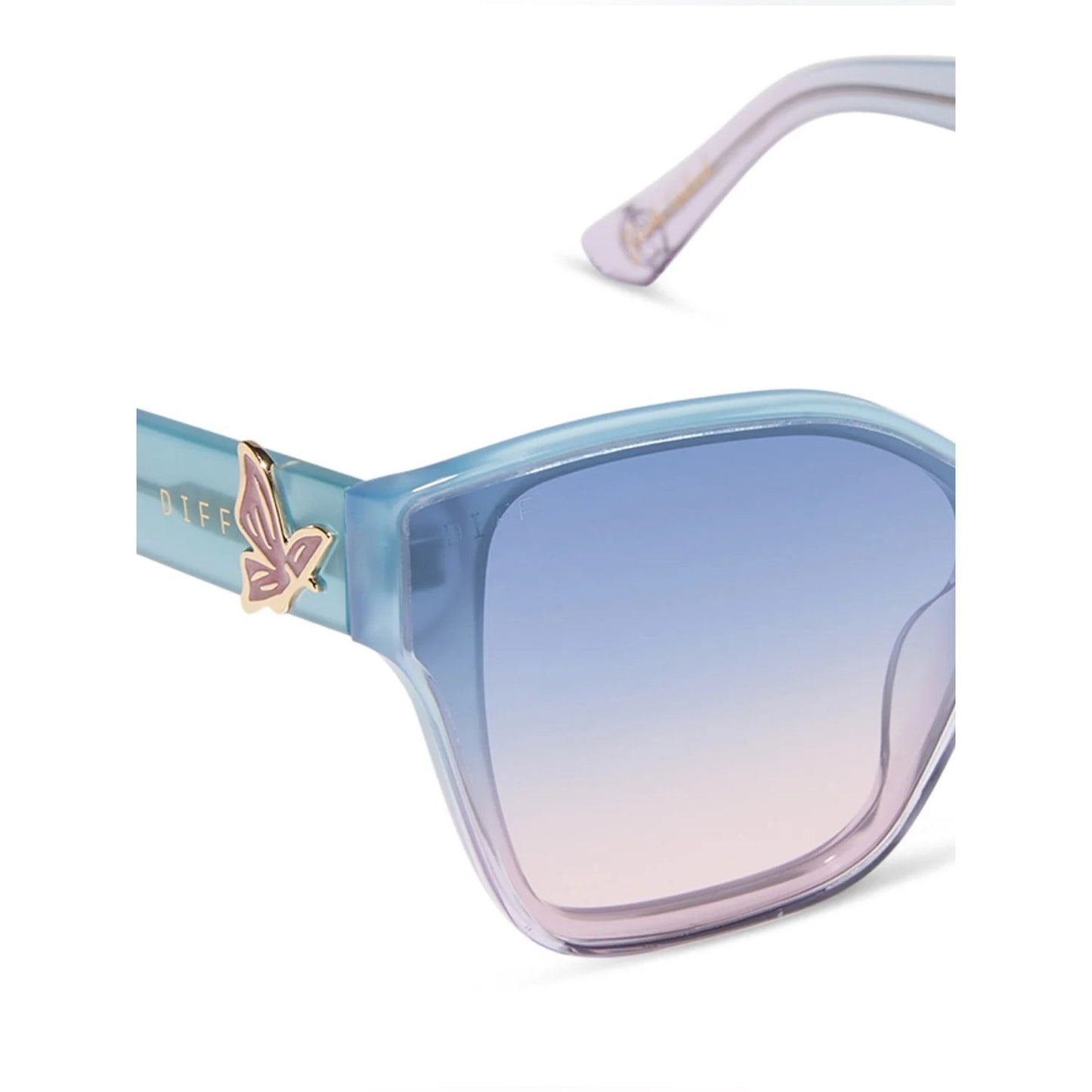 NEW DIFF Eyewear Glinda Upland Butterfly DE01-0865 Sunglasses Authentic