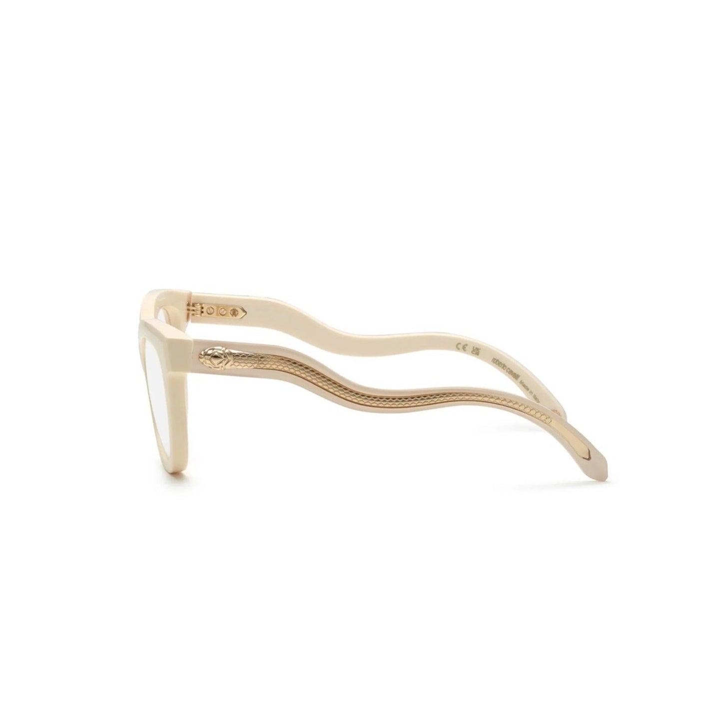 NEW Roberto Cavalli VRC072 09X7 Shiny Beige Eyeglasses Authentic