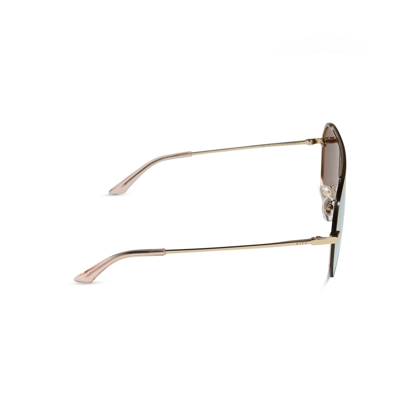 NEW DIFF Eyewear IMANI DE01-0637-GDCBN Gold Sunglasses Authentic