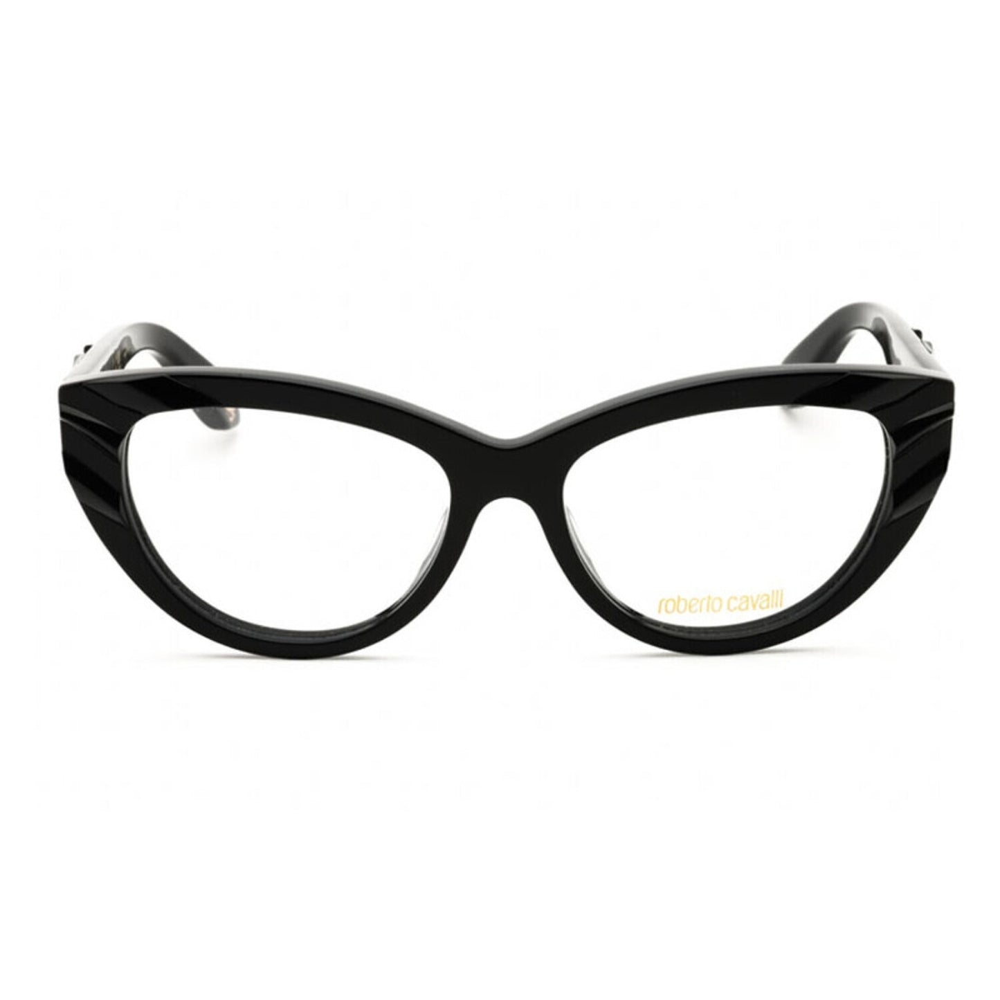 NEW Roberto Cavalli VRC024V 0700 Shiny Black Eyeglasses Authentic