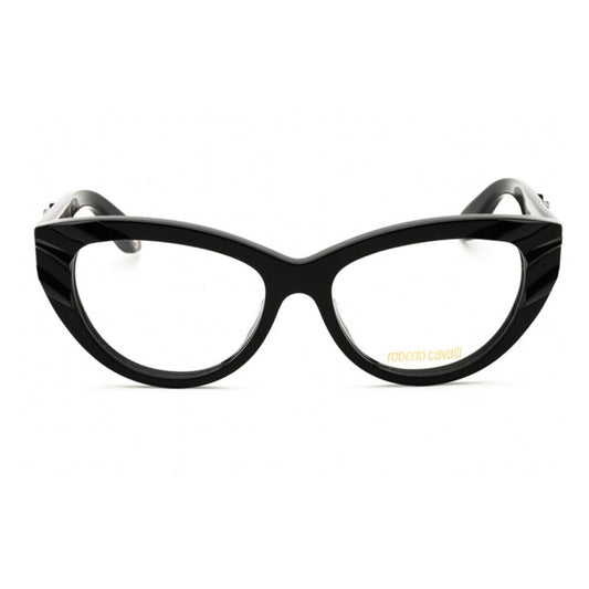 NEW Roberto Cavalli VRC024V 0700 Shiny Black Eyeglasses Authentic