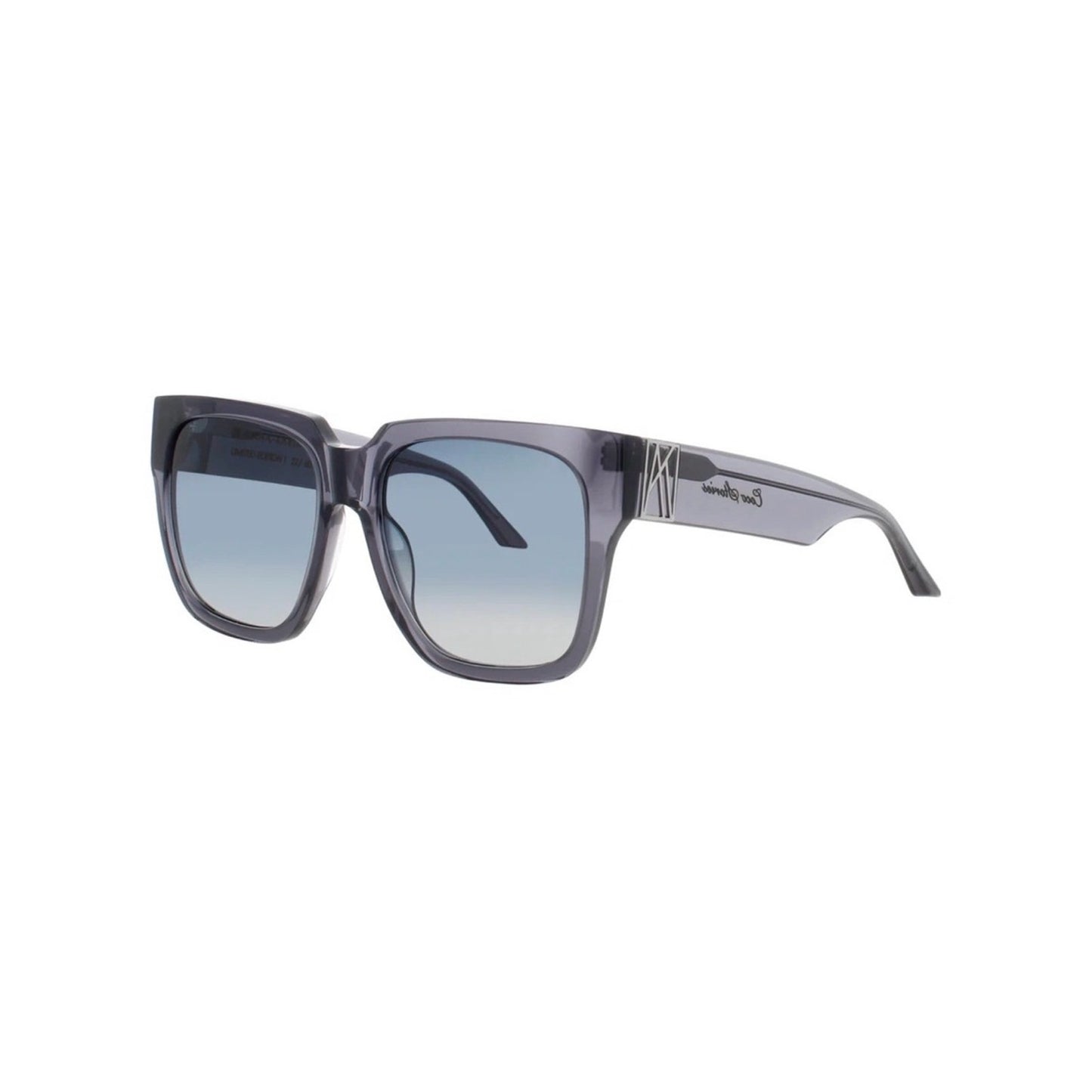 New Anna Karin Karlsson Coco Stories Grey White Gold Square Sunglasses Authentic
