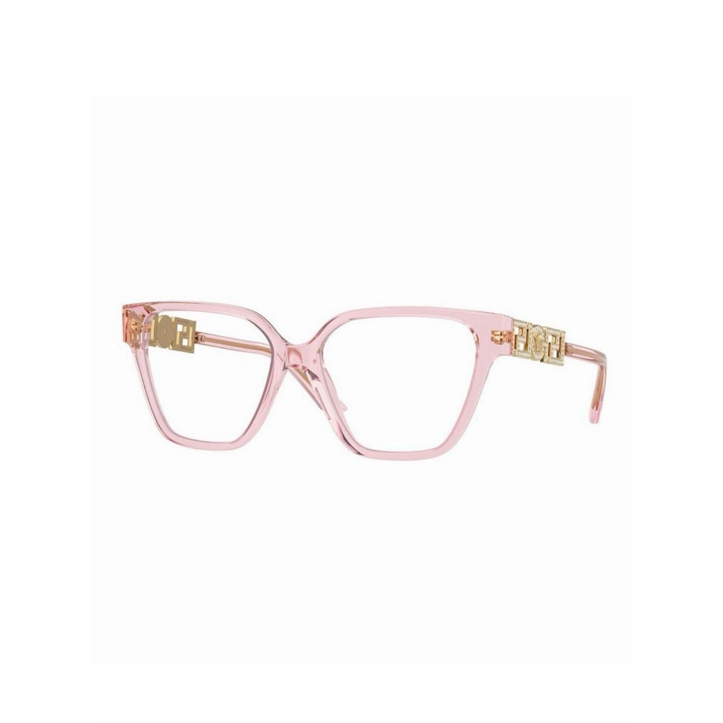 NEW Versace VE3358B 5472 Transparent Pink Sunglasses Authentic