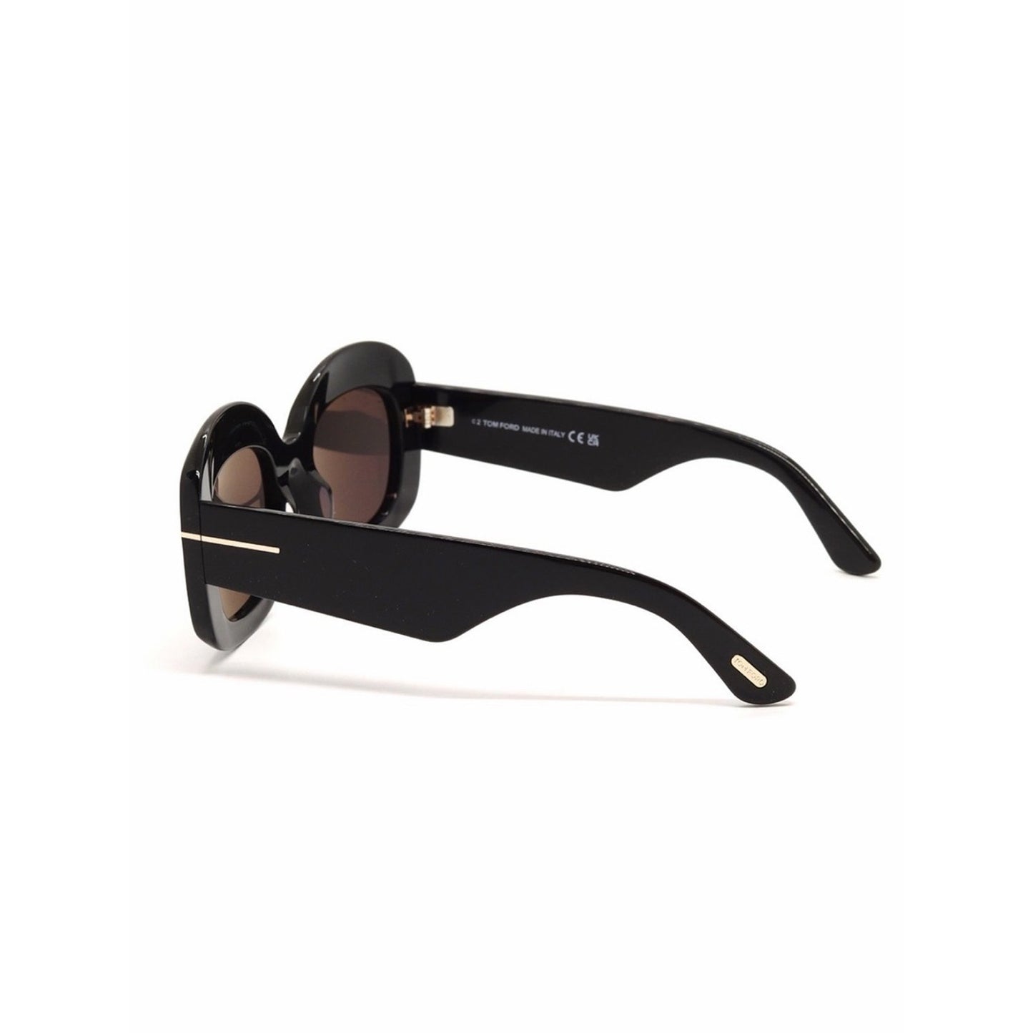 NEW Tom Ford FT1219 01A Shiny Black Sunglasses Authentic