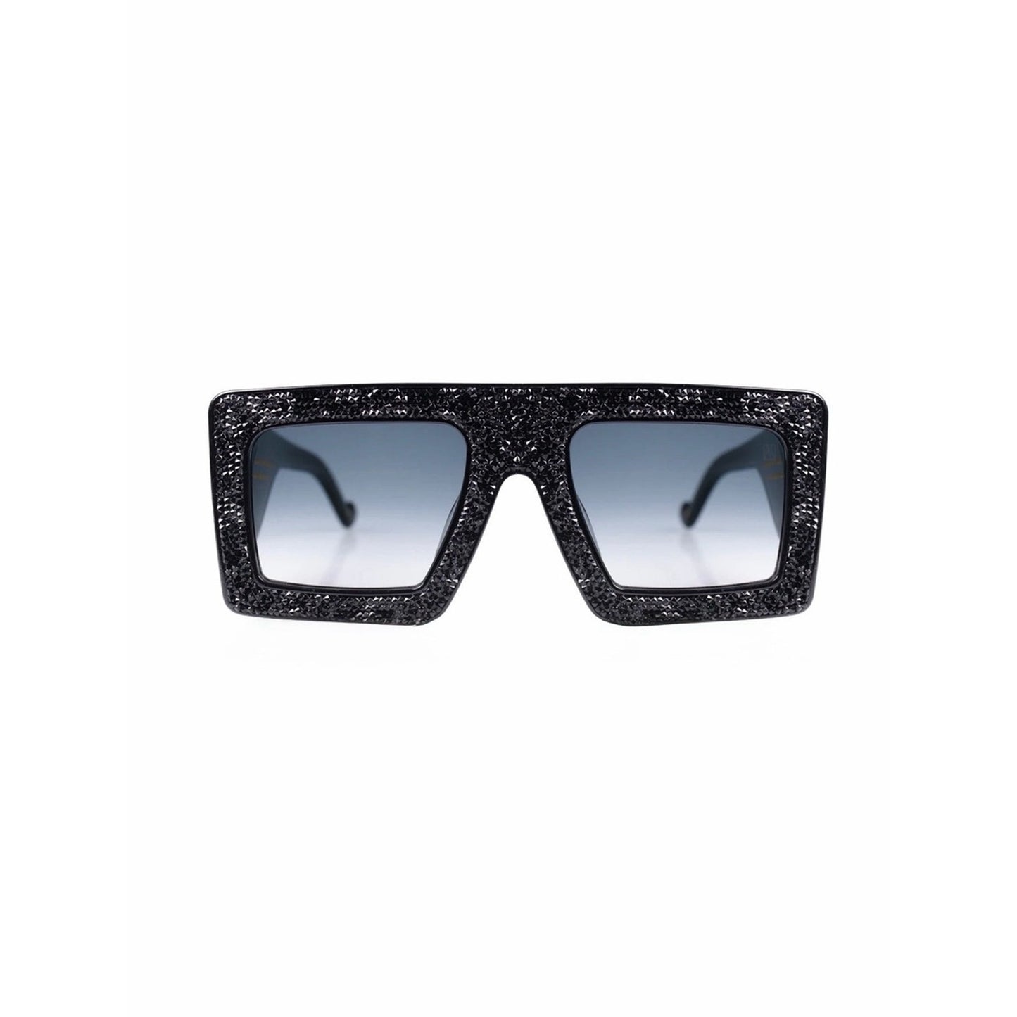 New Anna Karin Karlsson Mother Beep Black Crystal Sunglasses Authentic