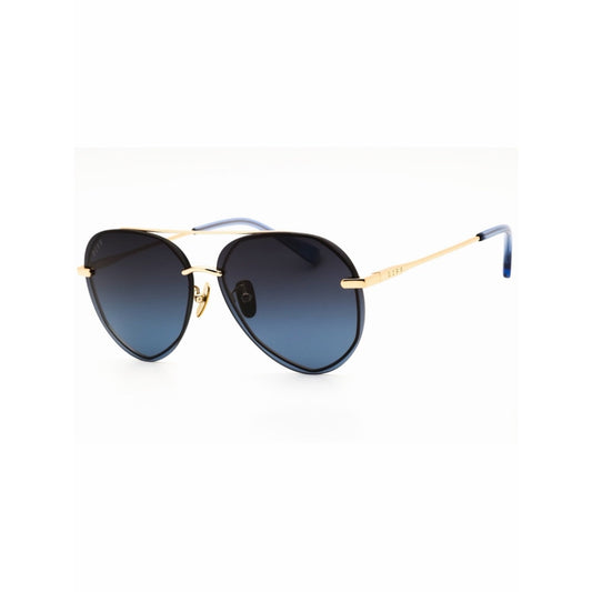NEW DIFF Eyewear LENOX GD-BL122P Gold Sunglasses Authentic