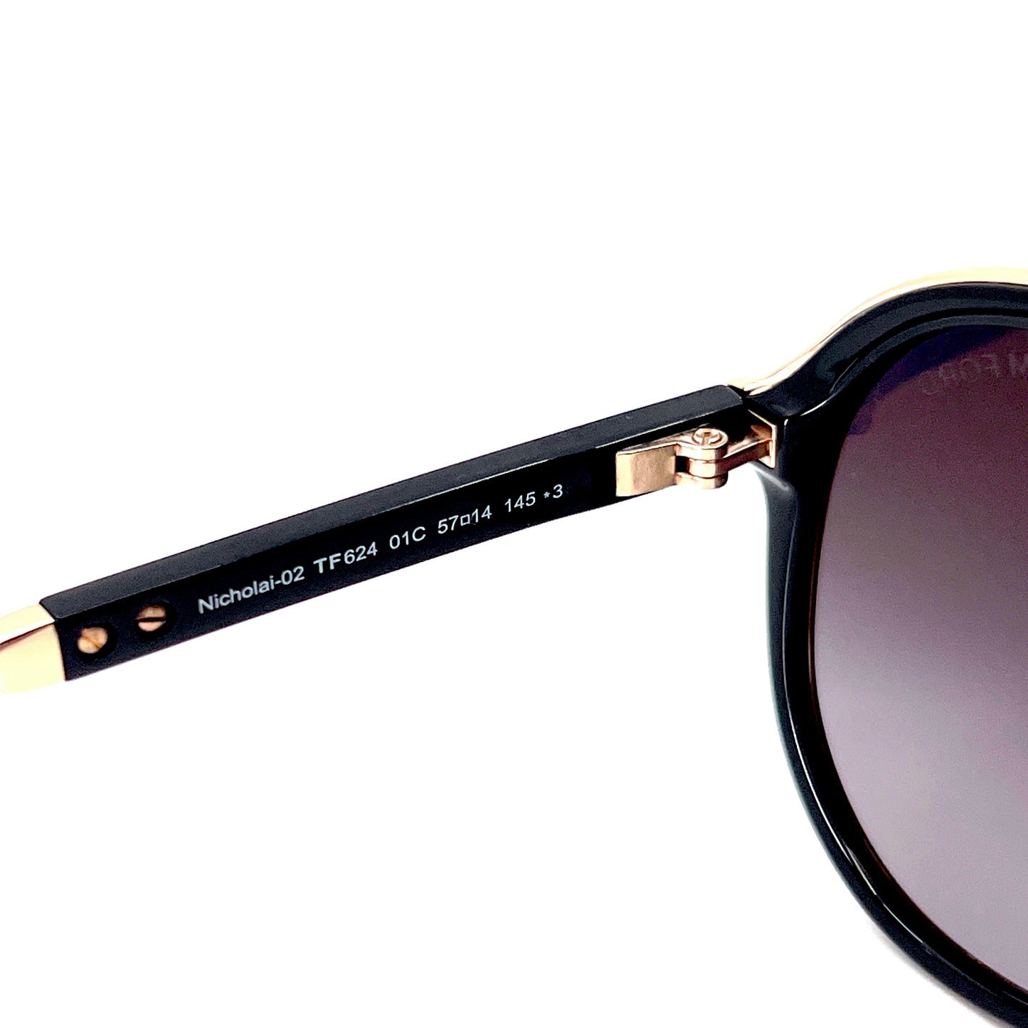 TOM FORD Nicholai-02 Sunglasses TF624 01C