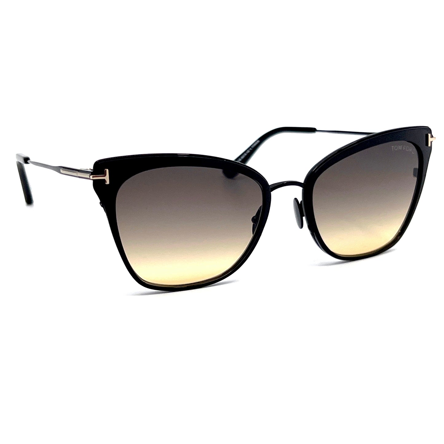 TOM FORD Faryn Sunglasses TF843 01B Titanium