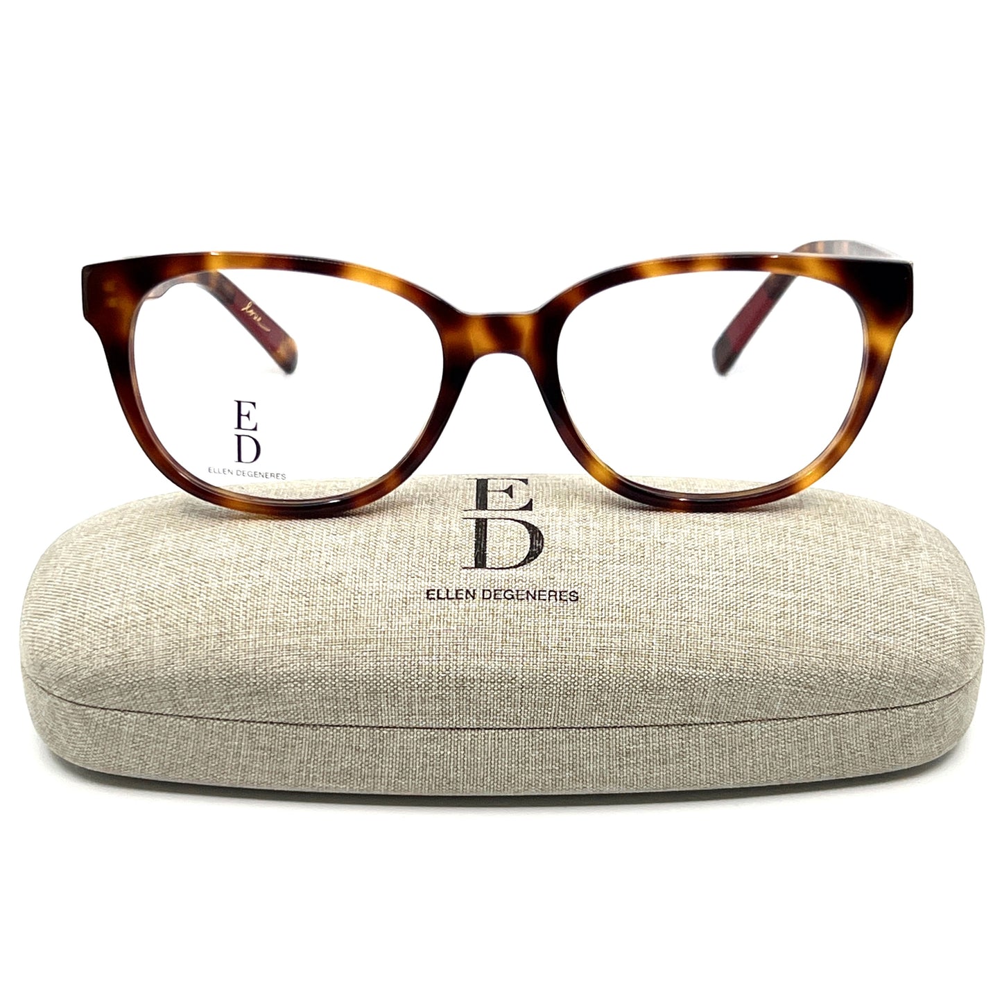 ELLEN DEGENERES Eyeglasses O-04 TORT