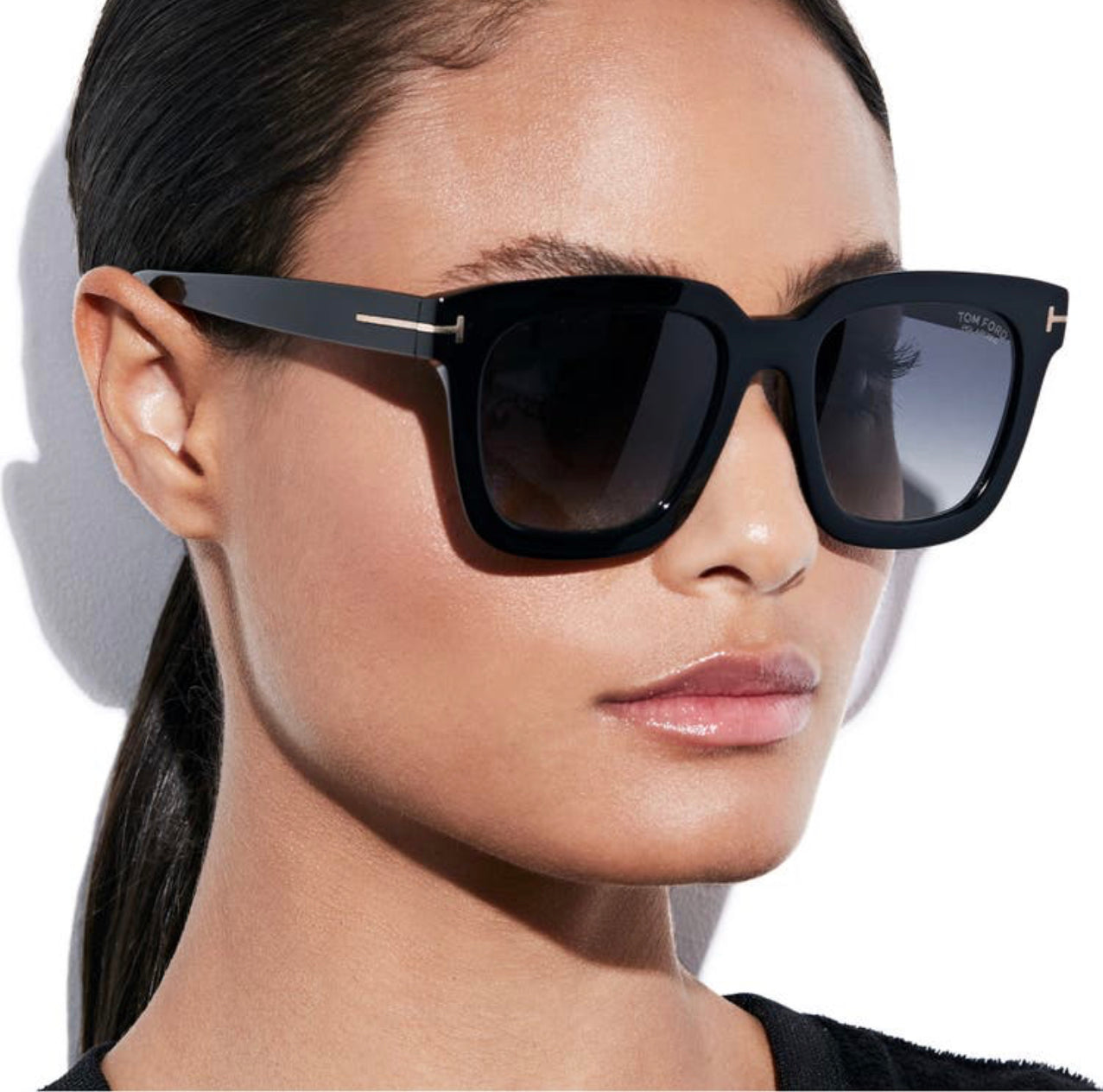 TOM FORD Sari Sunglasses TF690 01D Polarized